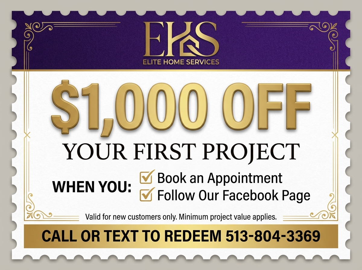 Elite Home Services $1,000 off coupon