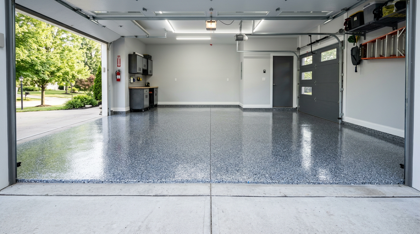 Garage floor epoxy service