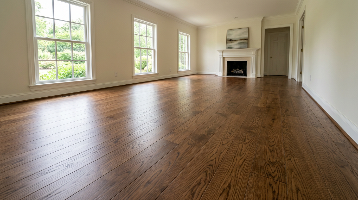 Hardwood floor replacement service
